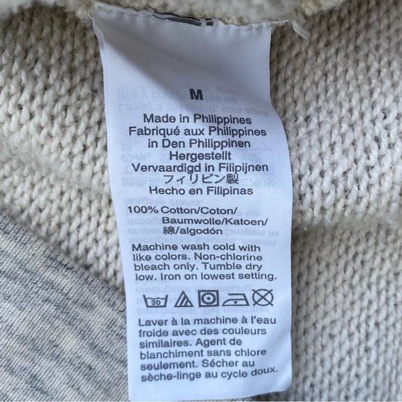 J. Crew Vintage Fleece Cropped Zip Up Hoodie - Picture 4 of 10